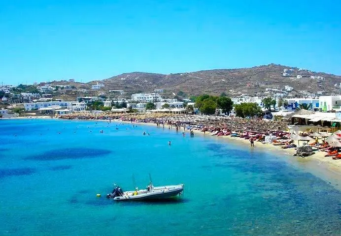 Magical Ornos! Beach House!Beach 1' Walk-Mykonos Town 2Km