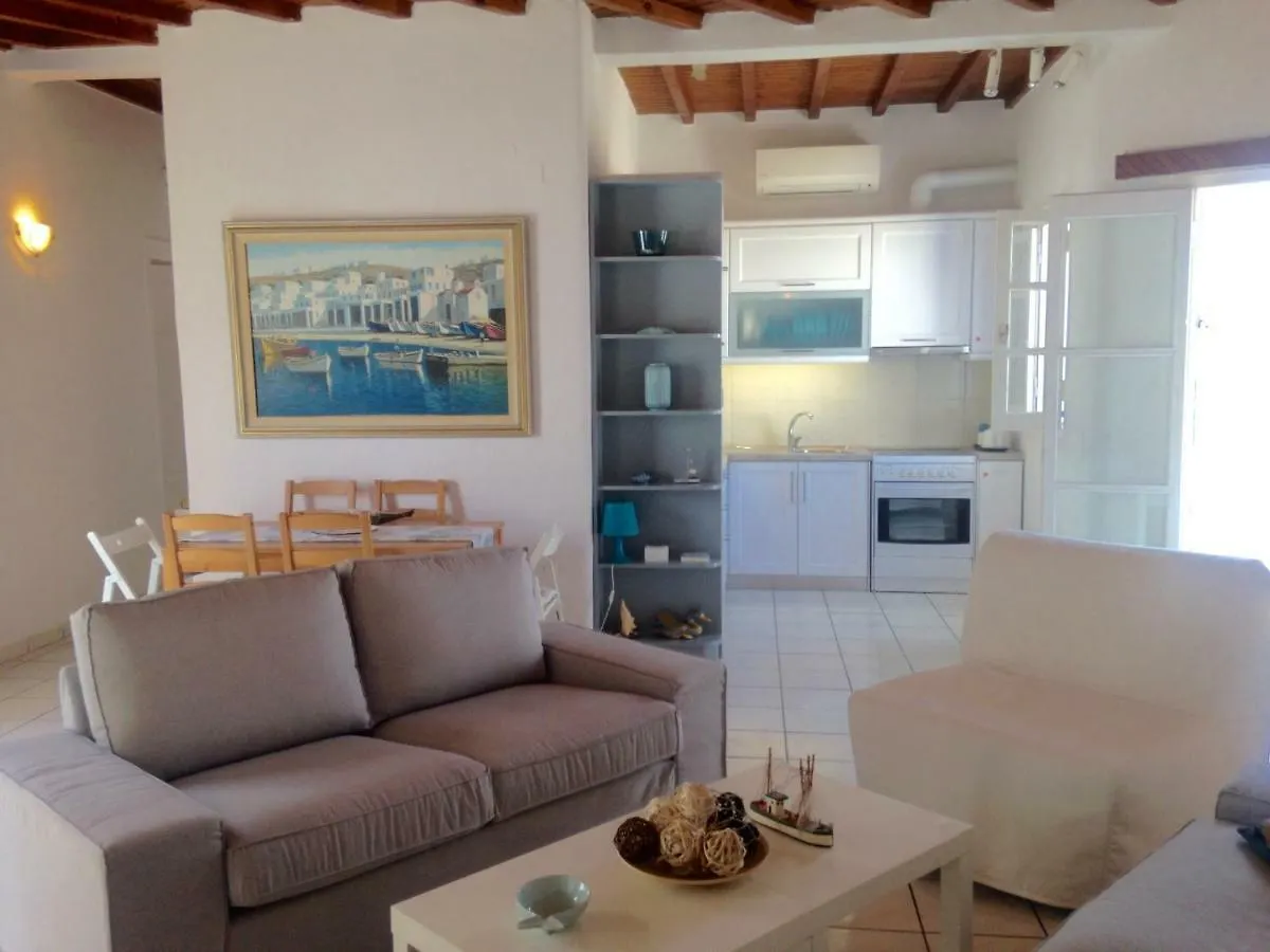 Feriehus Magical Ornos! Beach House!Beach 1' Walk-Mykonos Town 2Km Grækenland