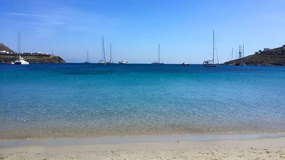 Magical Ornos! Beach House!Beach 1' Walk-Mykonos Town 2Km 0*,