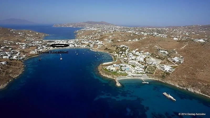 Magical Ornos! Beach House!Beach 1' Walk-Mykonos Town 2Km