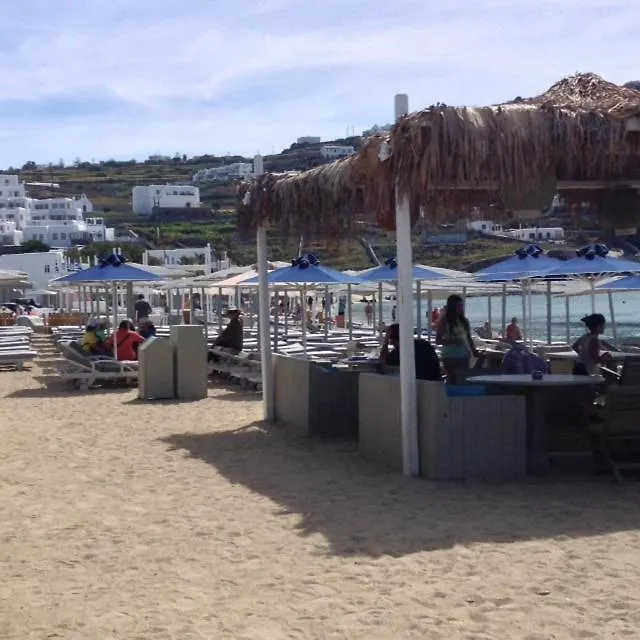 Magical Ornos! Beach House!Beach 1' Walk-Mykonos Town 2Km 0*,  Grækenland